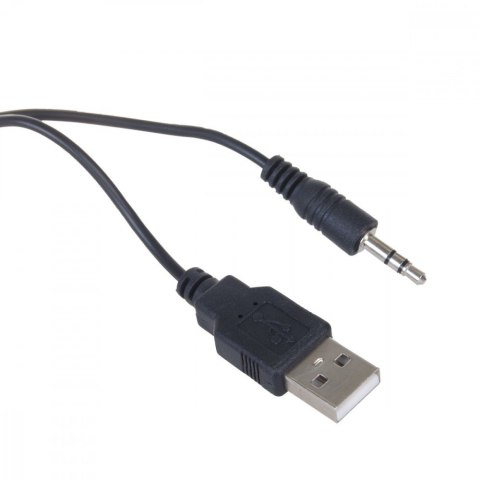 Głośniki komputerowe Audiocore AC835 6W USB czarne nowoczesne