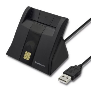 Czytnik kart chipowych Qoltec USB 2.0 praktyczny do tachografów