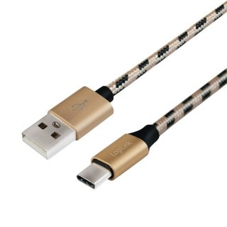 Kabel USB 2.0 A męski do USB-C męski 2m szybka transmisja danych