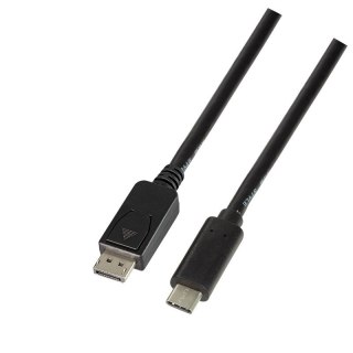 Kabel USB 3.2 Gen 1 DisplayPort 1.2 3m 4K 60Hz czarny