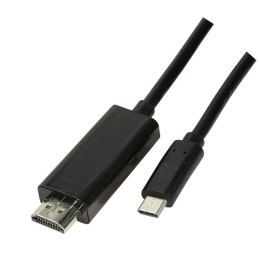 Kabel USB 3.2 Gen 1x1 USB-C do HDMI 2.0 3m czarny