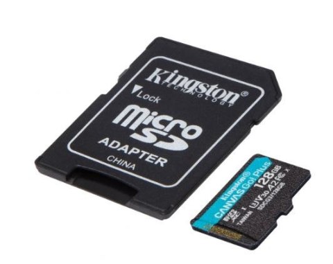 Karta pamięci microSD Kingston 128GB Canvas Go Plus 170MB/s U3 V30