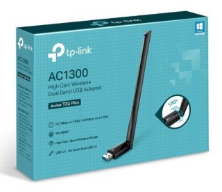 Karta sieciowa TP-LINK Archer T3U Plus USB AC1300 dwupasmowa Wi-Fi