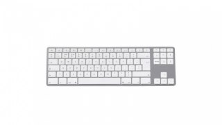 Klawiatura Matias aluminiowa Mac Bluetooth srebrna ergonomiczna bezprzewodowa