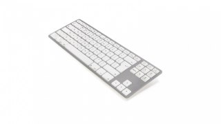 Klawiatura Matias aluminiowa Mac Bluetooth srebrna ergonomiczna bezprzewodowa
