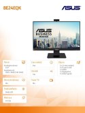 Monitor Asus BE24EQK 24 FHD IPS z kamerą mikrofonem i głośnikami
