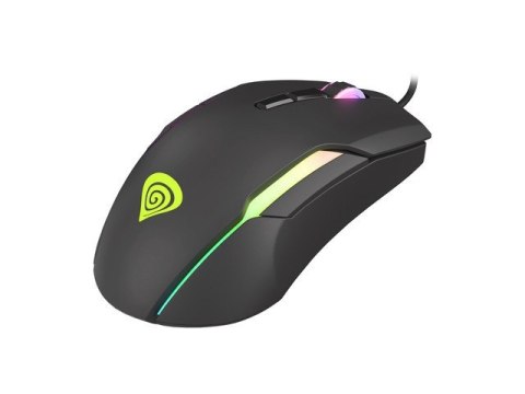 Mysz Genesis Xenon 220 RGB cicha 6400 DPI dla graczy ergonomiczna