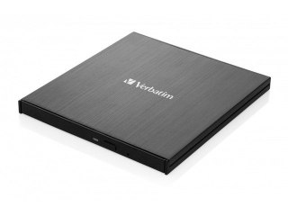 Nagrywarka zewnętrzna Verbatim CD/DVD RW USB-C 3.2 slim kompaktowa