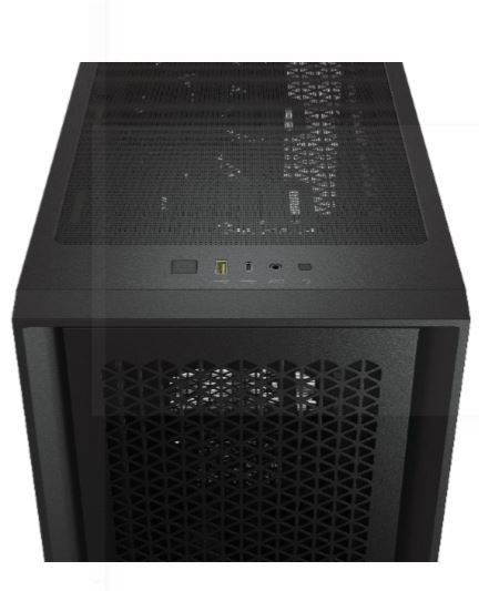 Obudowa Corsair 4000D Airflow TG czarna Mid Tower ATX wydajna