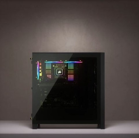 Obudowa Corsair 4000D Airflow TG czarna Mid Tower ATX wydajna