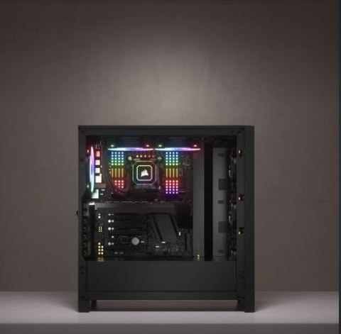 Obudowa Corsair 4000D Airflow TG czarna Mid Tower ATX wydajna