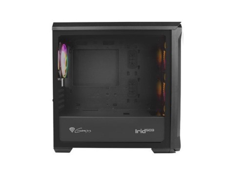 Obudowa Genesis Irid 503 V2 Micro Tower ARGB z wentylatorami USB 3.0