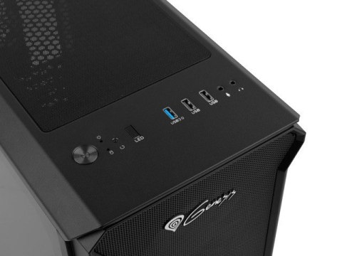 Obudowa Genesis Irid 503 V2 Micro Tower ARGB z wentylatorami USB 3.0
