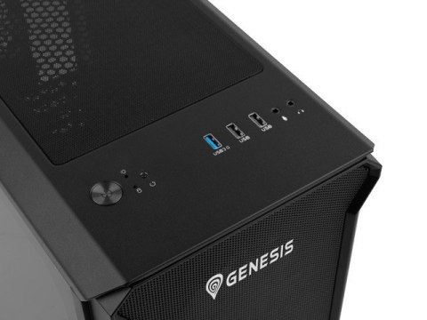 Obudowa Genesis Irid 503 V2 Micro Tower z oknem USB 3.0 czarna