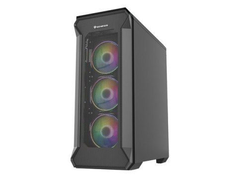 Obudowa Genesis Irid 505 V2 ARGB midi tower z oknem USB 3.0