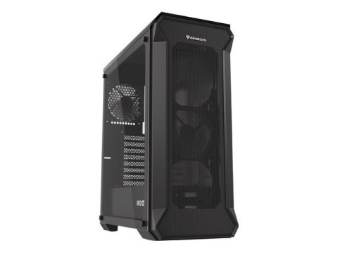 Obudowa Genesis Irid 505 V2 midi tower z hartowanym szkłem USB 3.0