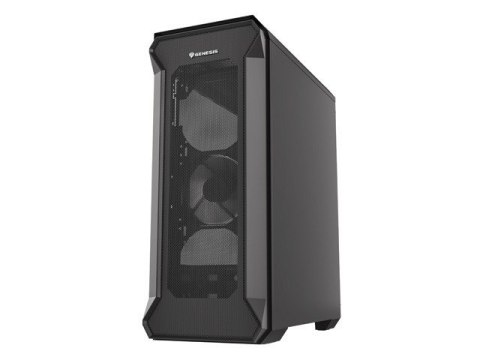 Obudowa Genesis Irid 505 V2 midi tower z hartowanym szkłem USB 3.0