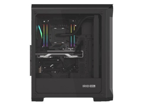 Obudowa Genesis Irid 505 V2 midi tower z hartowanym szkłem USB 3.0