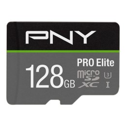 Karta pamięci PNY PRO Elite microSDXC 128GB 100MBs szybka do 4K
