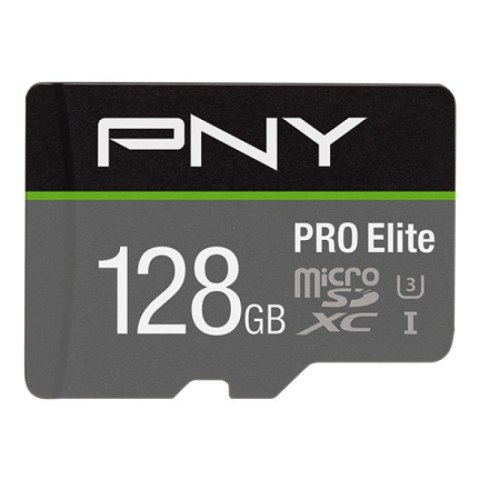 Karta pamięci PNY PRO Elite microSDXC 128GB 100MBs szybka do 4K