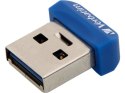 Pendrive Verbatim 32GB Nano Store USB 3.0 niebieski kompaktowy