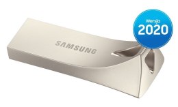 Pendrive Samsung BAR Plus USB 3.1 128 GB srebrny szybki minimalizm