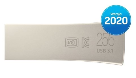 Pendrive Samsung BAR Plus 256 GB USB 3.1 srebrny szybki