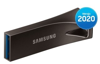 Pendrive Samsung BAR Plus 256 GB USB 3.1 tytanowy szybki i wytrzymały