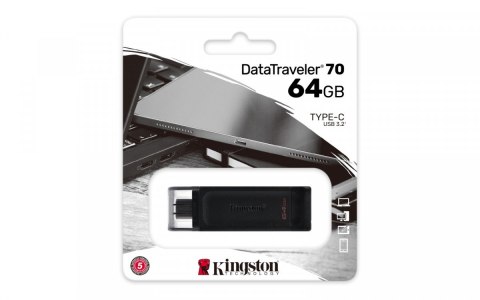 Pendrive Kingston DataTraveler 70 64GB USB-C 3.2 Gen1 lekki