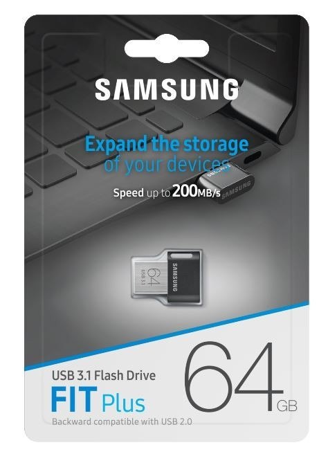 Pendrive Samsung FIT Plus 64 GB USB 3.1 tytanowy szybki przenośny