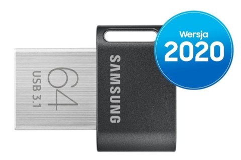 Pendrive Samsung FIT Plus 64 GB USB 3.1 tytanowy szybki przenośny