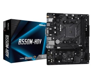 Płyta główna ASRock B550M-HDV AM4 mATX 2DDR4 HDMI DVI D-SUB