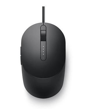 Mysz przewodowa Dell MS3220 czarna laserowa biurowa z 3200 DPI