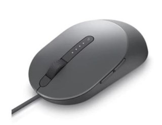 Mysz przewodowa Dell MS3220 laserowa biurowa szara 3200 DPI