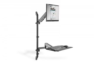 Ramię naścienne Digitus 1xLCD do monitora klawiatury maks 32 cale