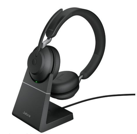 Słuchawki Jabra Evolve2 65 Link 380a MS stereo czarne profesjonalne