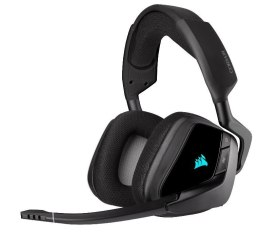 Słuchawki Corsair Void RGB Elite Wireless headset gaming dźwięk 7.1 carbon