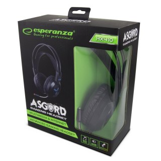 Słuchawki Esperanza Assgard z mikrofonem gaming LED nauszne