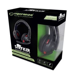 Słuchawki Esperanza Stryker gaming z mikrofonem nauszne stereo
