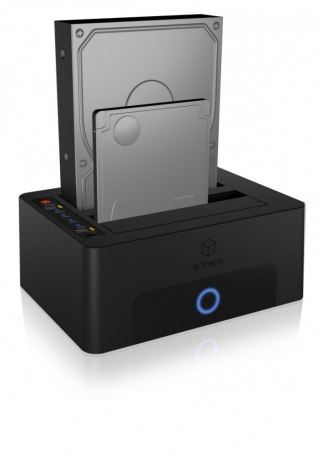 Stacja Dokująca IcyBox IB-1232CL-U3 Dual HDD UASP SATA 2,5 3,5