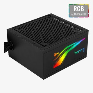 Zasilacz AeroCool LUX RGB 650W 80+Bronze cichy niebieski z RGB