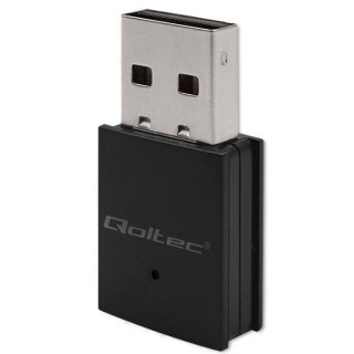 Qoltec Mini Adapter Wi-Fi BT 4 USB 150Mbps kompaktowy 2w1