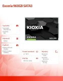 Dysk SSD Kioxia Exceria 960GB SATA3 550/540MBs wydajny szybki