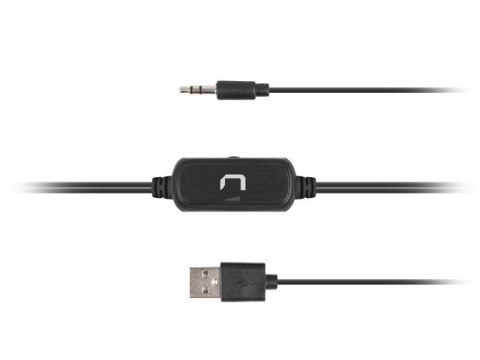 Głośniki Natec Cougar 2.0 czarne 6W RMS z systemem Bass Reflex