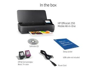 Drukarka HP Officejet 250 AiO mobilna wielofunkcyjna z Bluetooth Wi-Fi