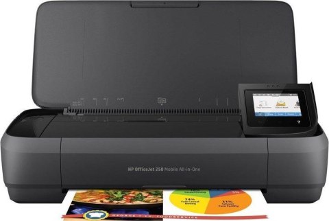 Drukarka HP Officejet 250 AiO mobilna wielofunkcyjna z Bluetooth Wi-Fi