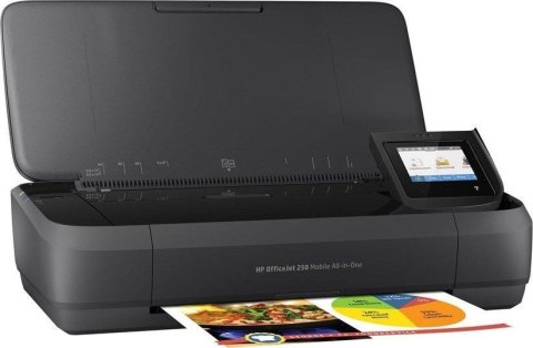 Drukarka HP Officejet 250 AiO mobilna wielofunkcyjna z Bluetooth Wi-Fi