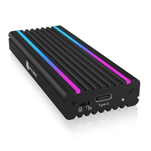 IcyBox IB-1824ML-C31 obudowa M.2 NVMe SSD z RGB aluminiowa