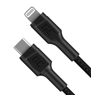 Kabel Green Cell GC PowerStream USB-C Lightning 100 cm szybkie ładowanie