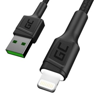 Kabel Green Cell Ray USB Lightning 120 cm szybkie ładowanie LED